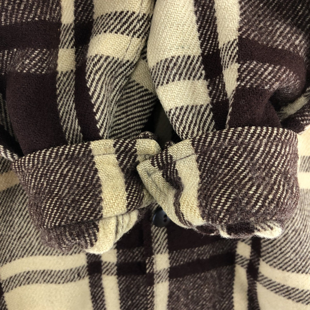 Vintage 60's Chippewa Check Pattern Wool Shirt Jacket, Men's S Size / eaa486863