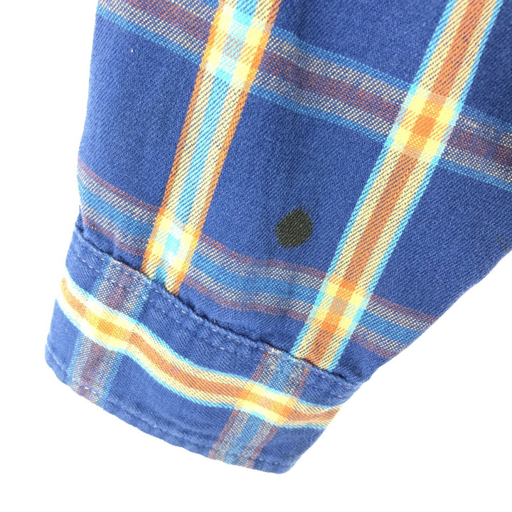 70's BIG MAC Long Sleeve Flannel Check Shirt Men's XL Vintage /eaa486881