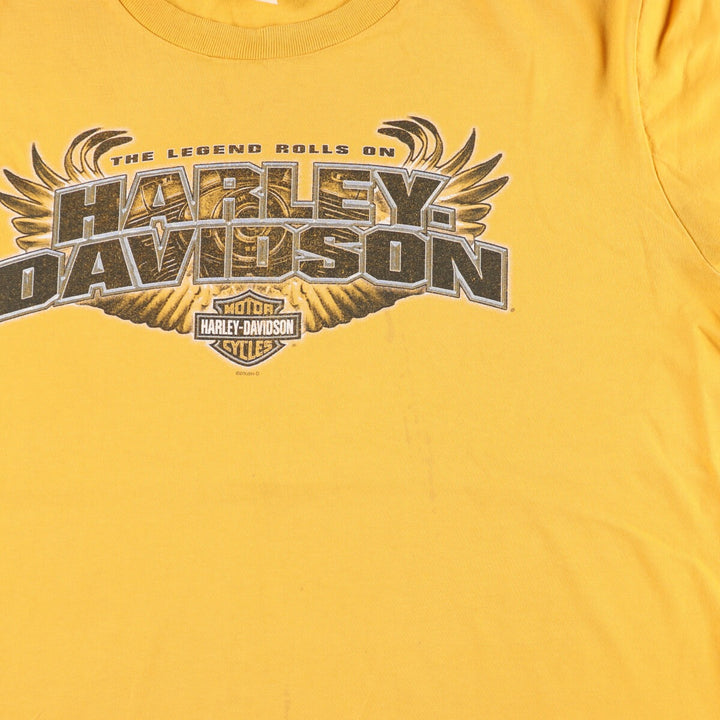 00'S Harley-Davidson Motorcycle Bike T-shirt Made in USA Men's XL /eaa487019