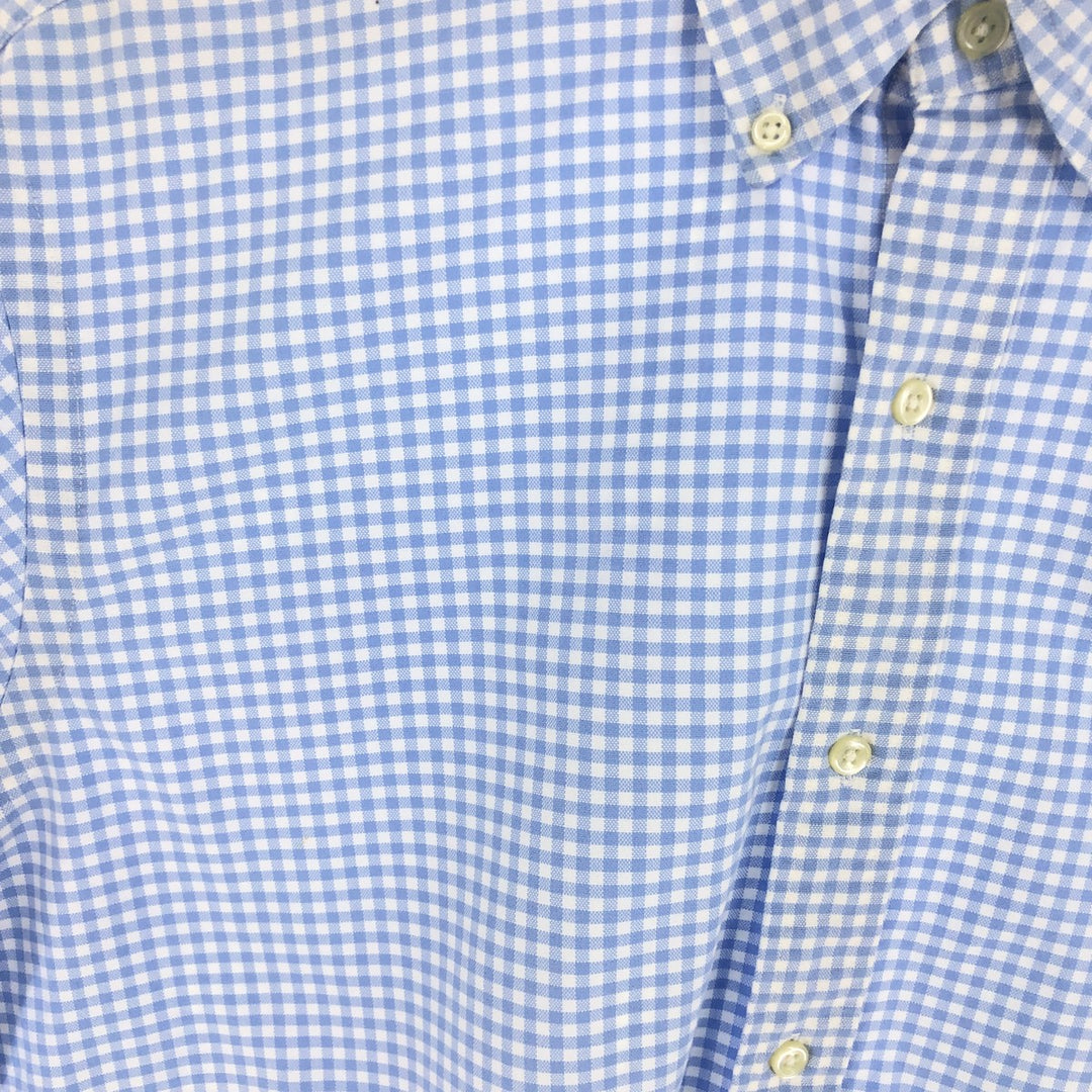 Ralph Lauren Classic Fit Gingham Check Long Sleeve Cotton Check Shirt Men's XL / eaa487050