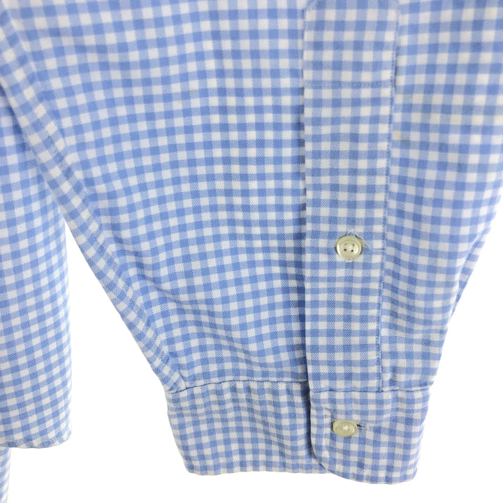 Ralph Lauren Classic Fit Gingham Check Long Sleeve Cotton Check Shirt Men's XL / eaa487050