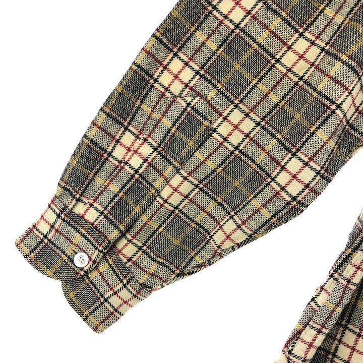 70'S Pendleton Check Pattern Wool Shirt Made in USA Men's L Size Vintage /eaa487115