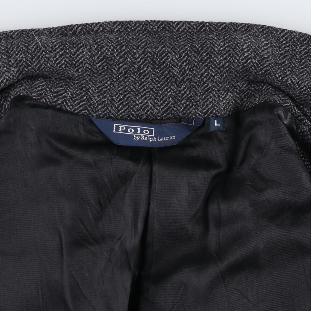 Ralph Lauren POLO by Ralph Lauren Herringbone Wool Tailored Jacket Men's L size / eaa487133