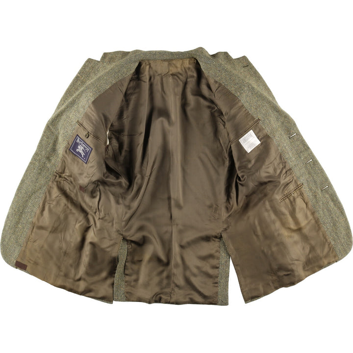 Burberry's Herringbone Wool Tailored Jacket Made in Italy Men's XL / eaa487140