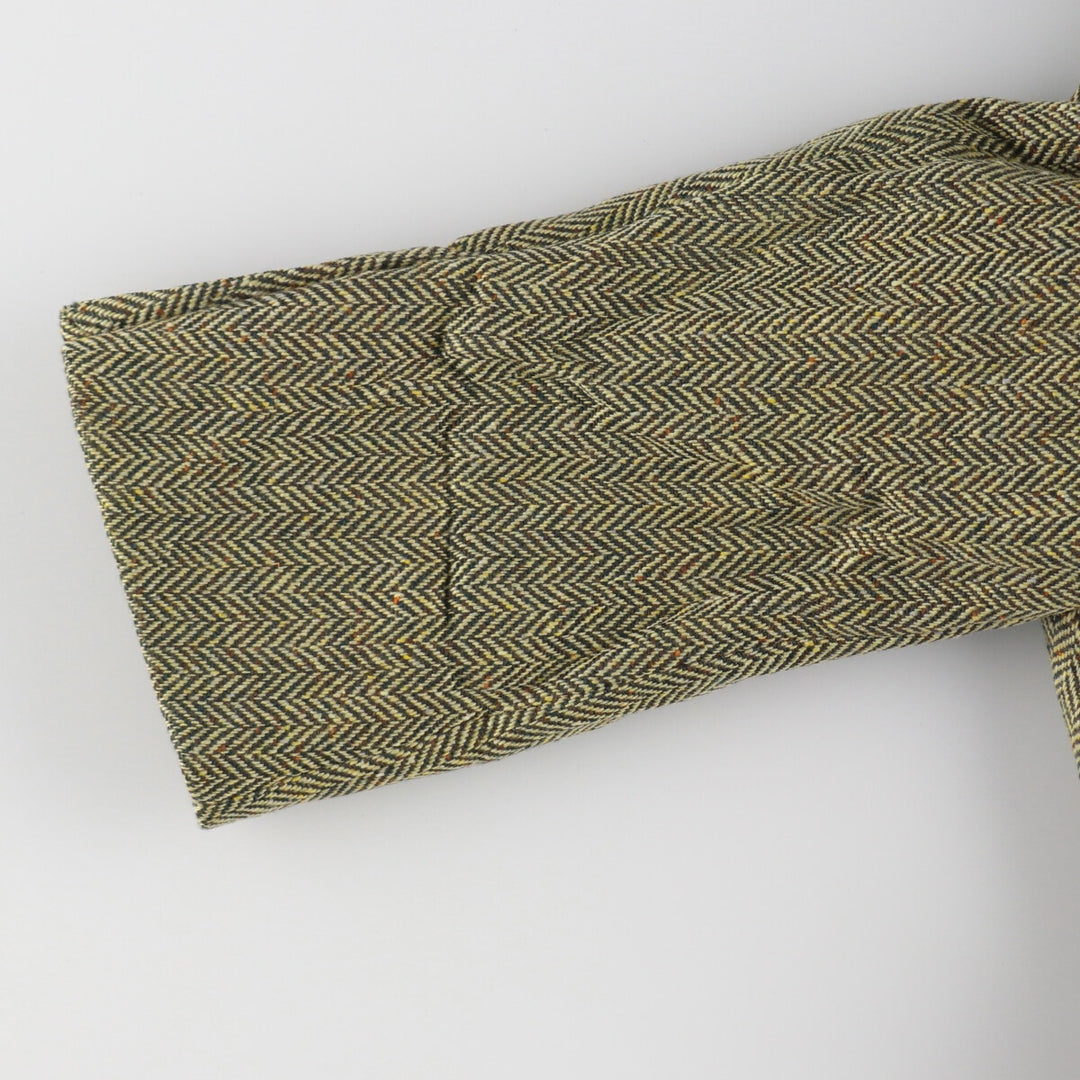 Burberry's Herringbone Wool Tailored Jacket Made in Italy Men's XL / eaa487140