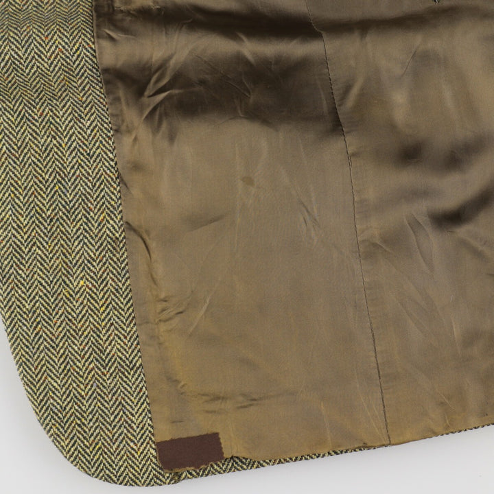 Burberry's Herringbone Wool Tailored Jacket Made in Italy Men's XL / eaa487140