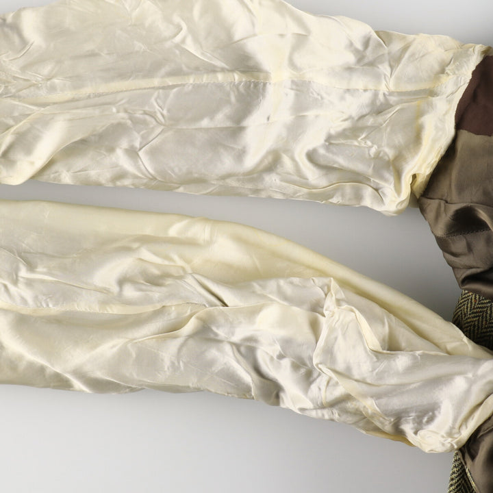 Burberry's Herringbone Wool Tailored Jacket Made in Italy Men's XL / eaa487140