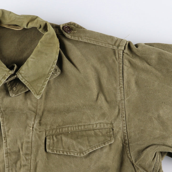 1950'S French Army M-47 Early Military Field Jacket Men's M Size Vintage / eaa487152