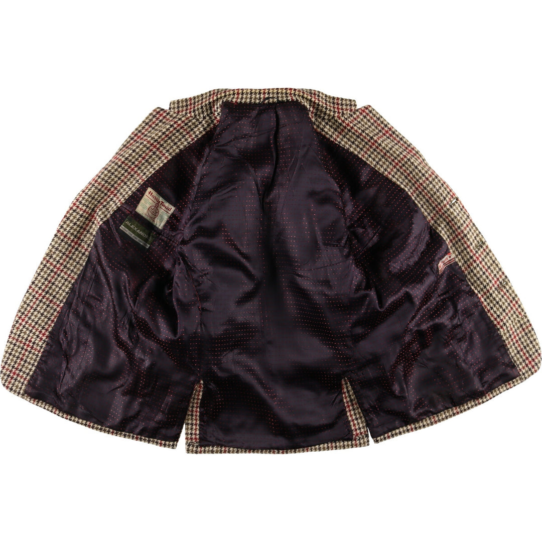 Harris Tweed ALEXANDRE Gun Club Check Tailored Jacket Men's M size / eaa487165