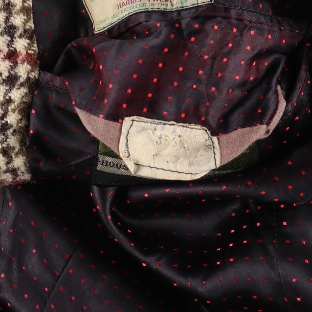 Harris Tweed ALEXANDRE Gun Club Check Tailored Jacket Men's M size / eaa487165