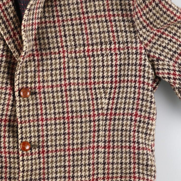 Harris Tweed ALEXANDRE Gun Club Check Tailored Jacket Men's M size / eaa487165