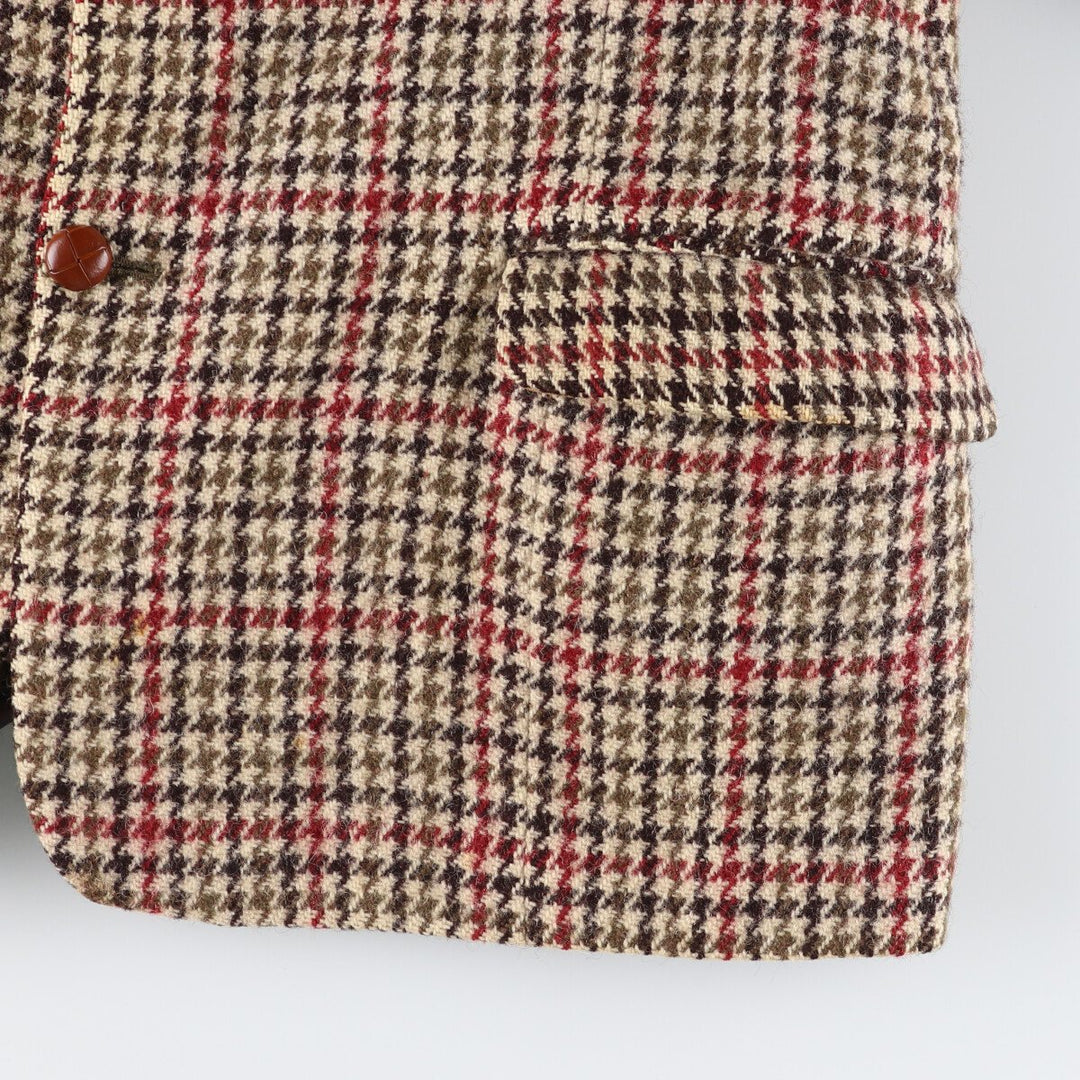 Harris Tweed ALEXANDRE Gun Club Check Tailored Jacket Men's M size / eaa487165