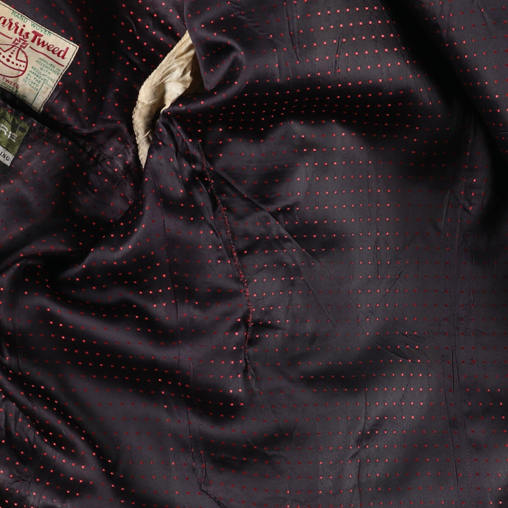 Harris Tweed ALEXANDRE Gun Club Check Tailored Jacket Men's M size / eaa487165