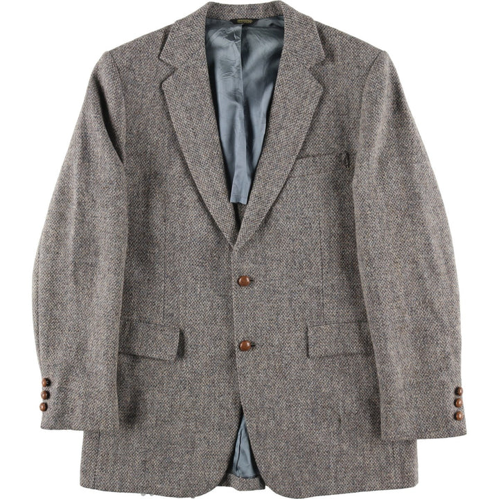 Harris Tweed Wool Tailored Jacket Made in USA Men's L size / eaa487178