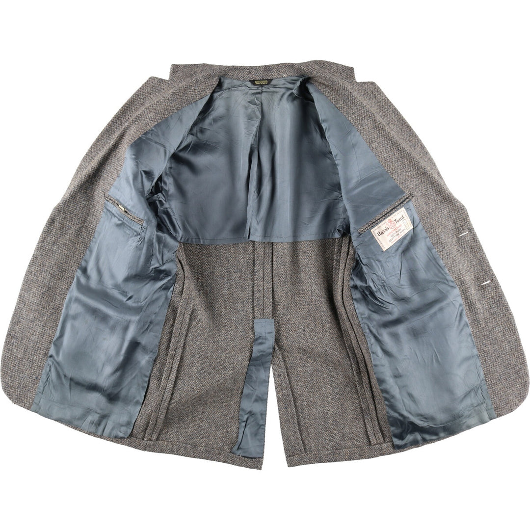 Harris Tweed Wool Tailored Jacket Made in USA Men's L size / eaa487178