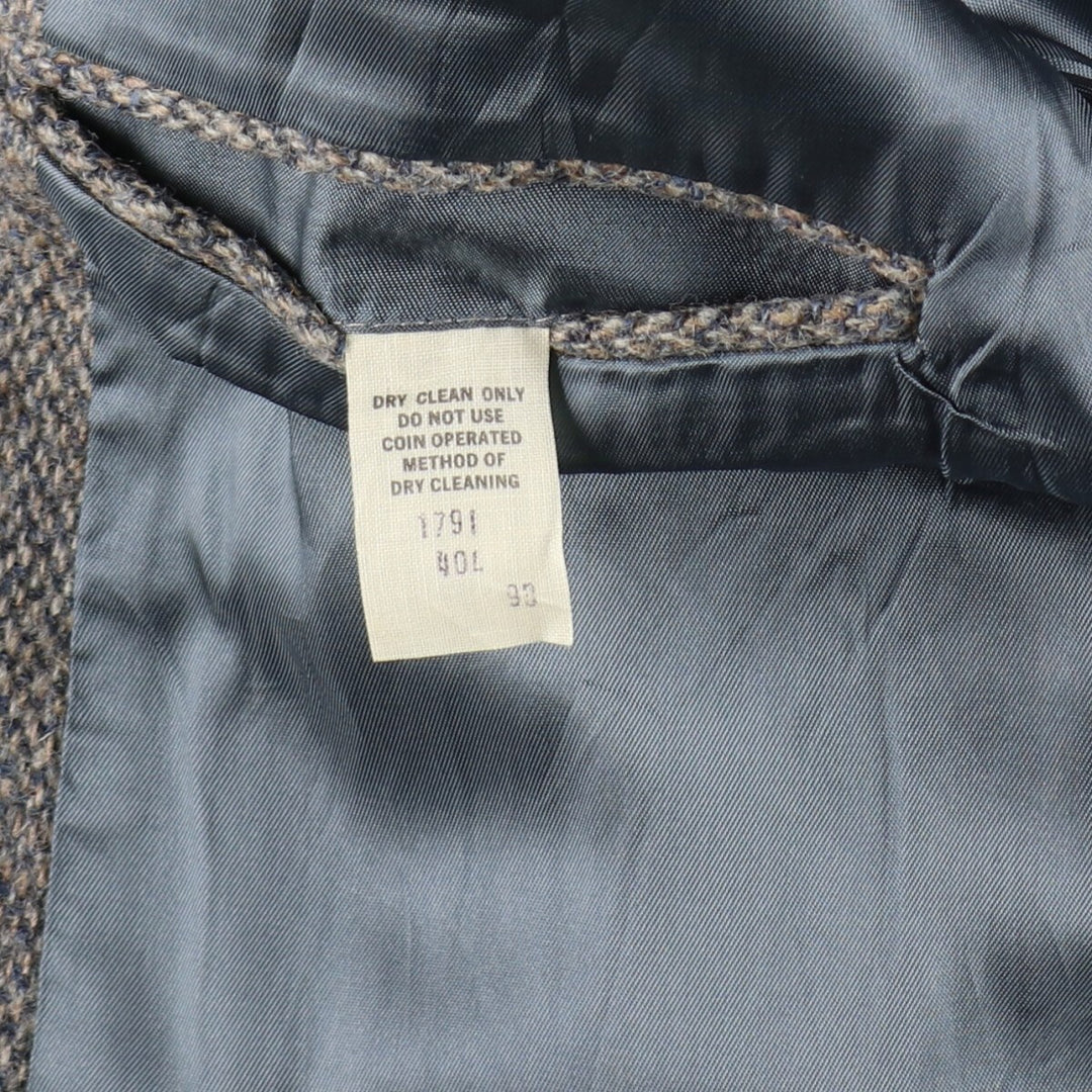 Harris Tweed Wool Tailored Jacket Made in USA Men's L size / eaa487178