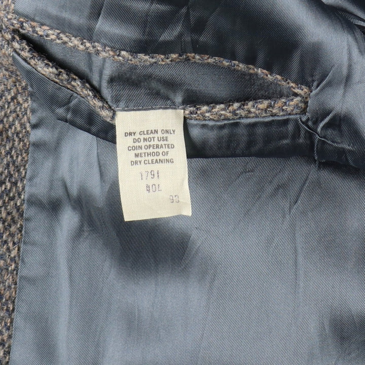 Harris Tweed Wool Tailored Jacket Made in USA Men's L size / eaa487178