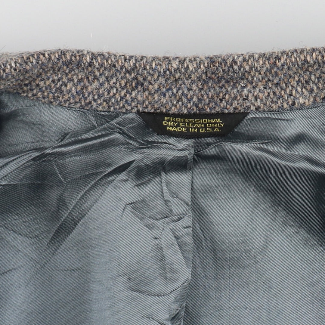 Harris Tweed Wool Tailored Jacket Made in USA Men's L size / eaa487178
