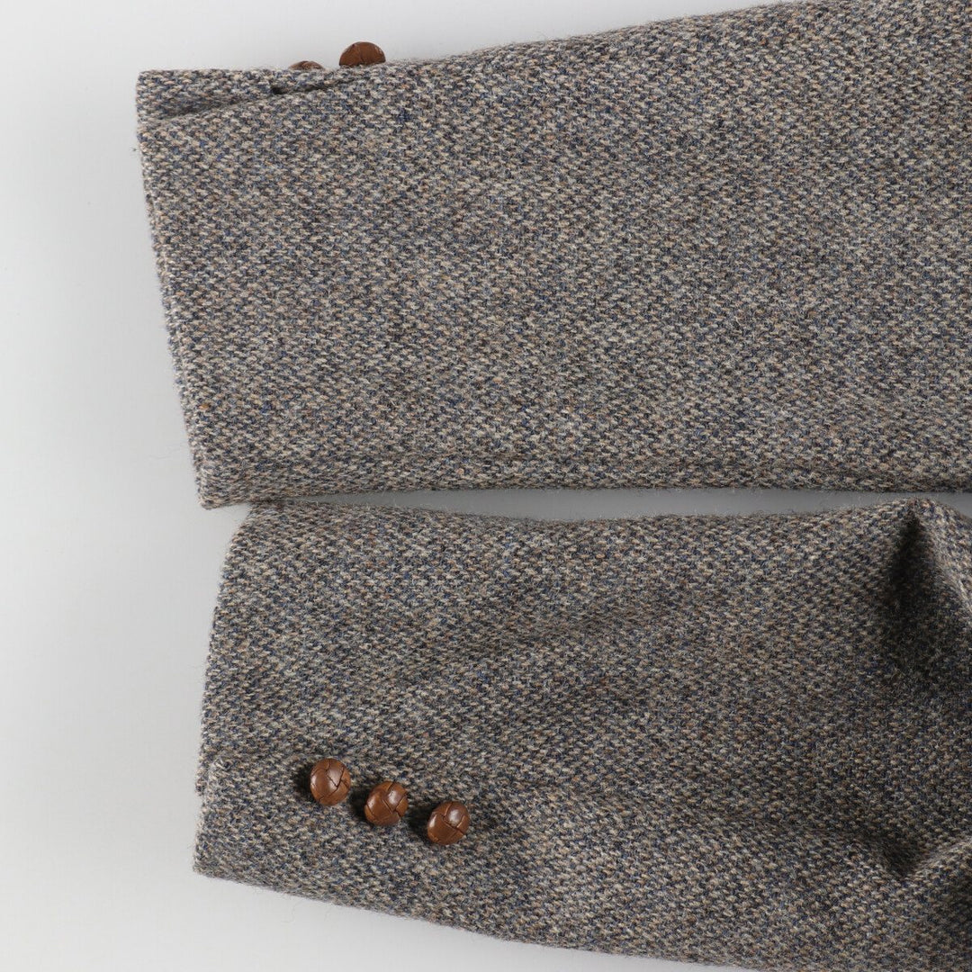 Harris Tweed Wool Tailored Jacket Made in USA Men's L size / eaa487178