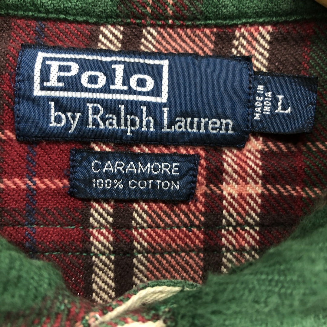 Ralph Lauren POLO by Ralph Lauren Long Sleeve Flannel Check Shirt Men's L / eaa487201