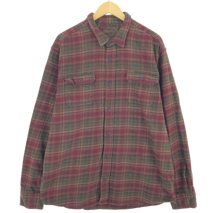 ORVIS Long Sleeve Heavy Flannel Check Shirt Men's XXL /eaa487221