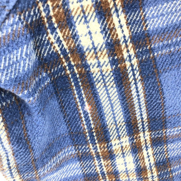 90s~ ST JOHN'S BAY Long Sleeve Heavy Flannel Check Shirt Men's L Size Vintage /eaa487223