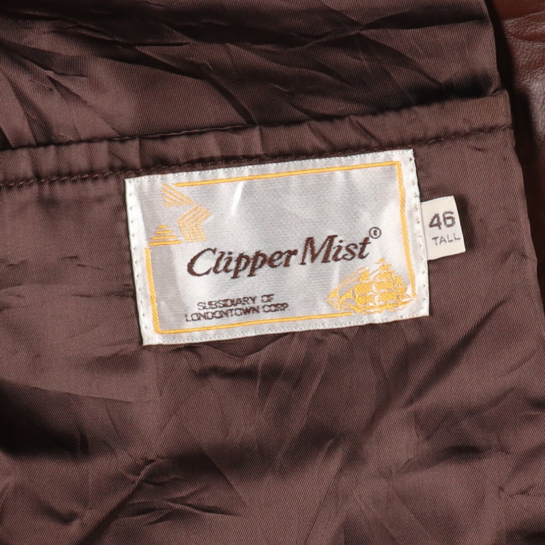 CLIPPER MIST Leather Tailored Jacket Men's L size / eaa487237