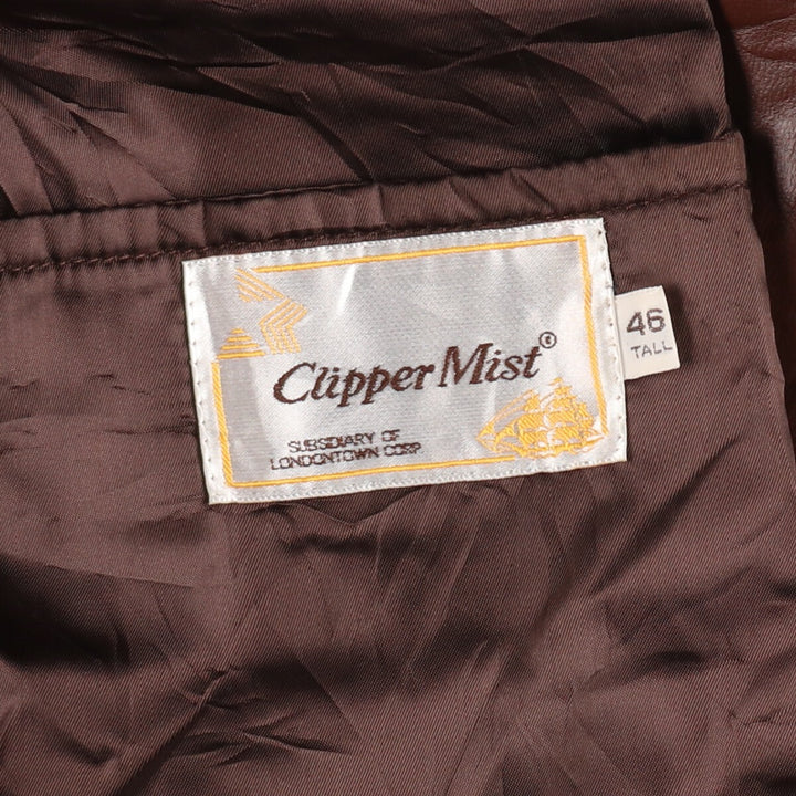 CLIPPER MIST Leather Tailored Jacket Men's L size / eaa487237