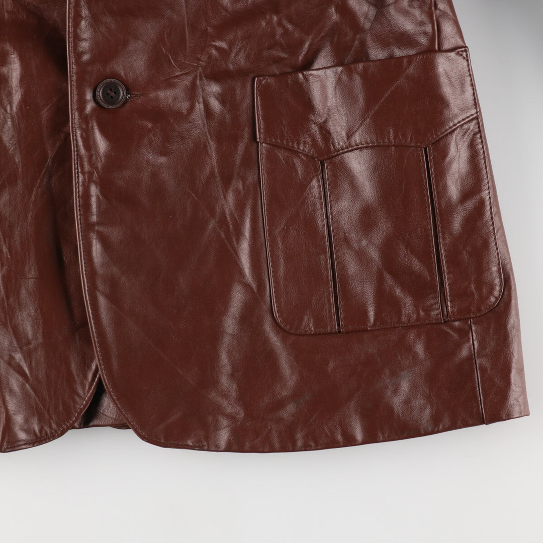 CLIPPER MIST Leather Tailored Jacket Men's L size / eaa487237