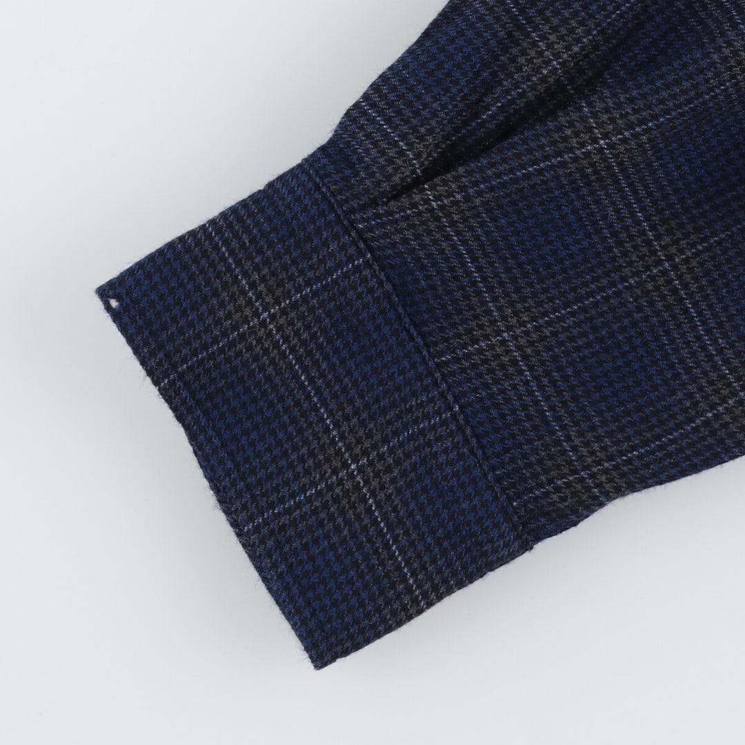 00'S Pendleton Sir Pendleton Gun Club Check Wool Button Down Shirt Men's L size /eaa487325