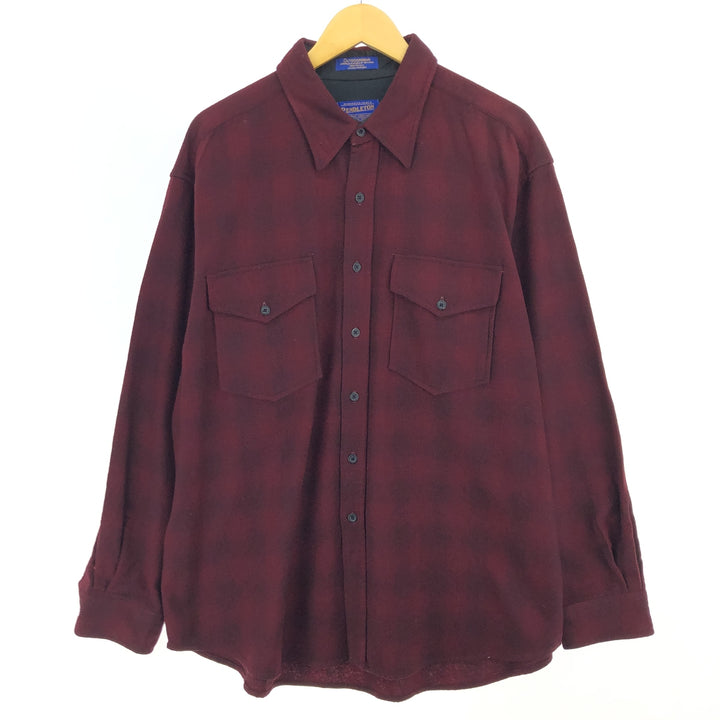 00'S Pendleton Outdoorsman wool shirt, men's XL size / eaa487351