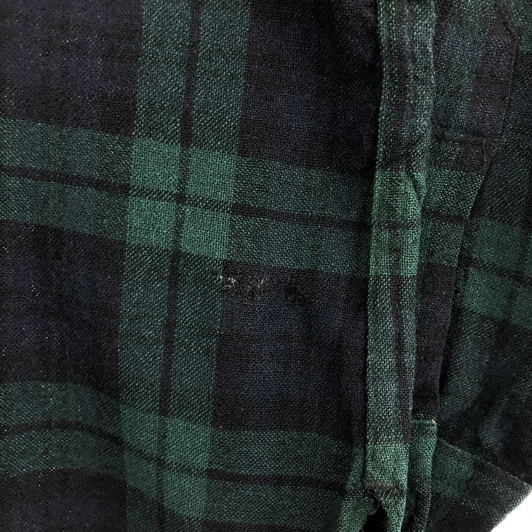 Vintage 70'S Pendleton Blackwatch Check Wool Shirt, Made in USA, Men's M Size /eaa487361