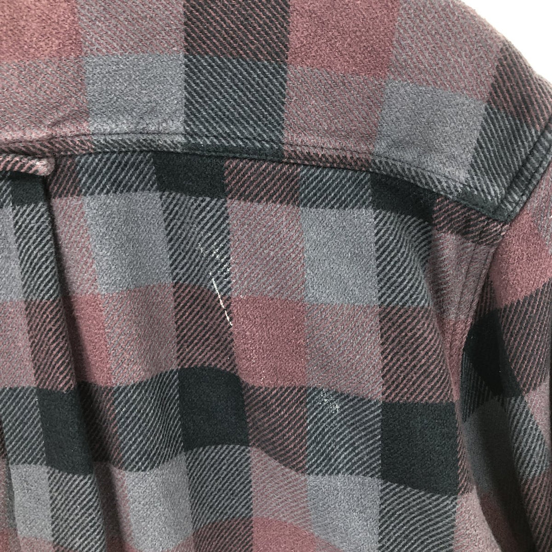 ORVIS Long Sleeve Heavy Flannel Check Shirt Men's XL /eaa487381