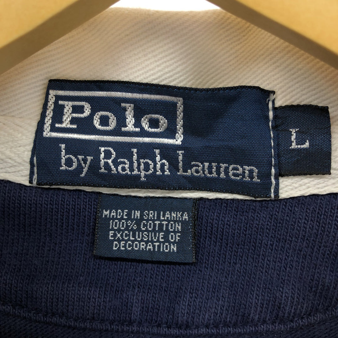 Ralph Lauren POLO by Ralph Lauren long sleeve rugby shirt, men's size L / eaa487424
