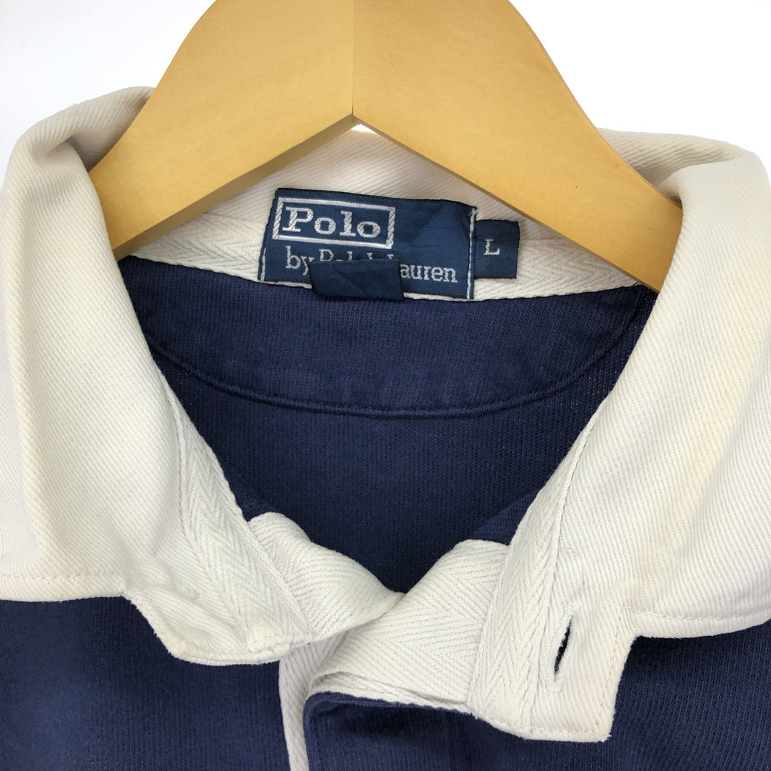 Ralph Lauren POLO by Ralph Lauren long sleeve rugby shirt, men's size L / eaa487424
