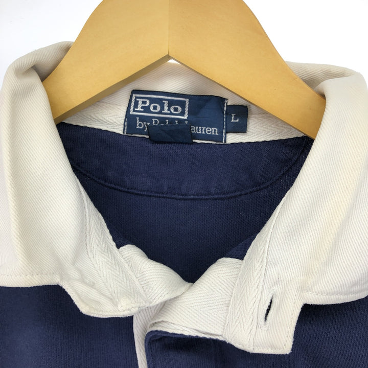 Ralph Lauren POLO by Ralph Lauren long sleeve rugby shirt, men's size L / eaa487424