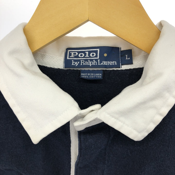 Ralph Lauren POLO by Ralph Lauren long sleeve rugby shirt, men's size L / eaa487426