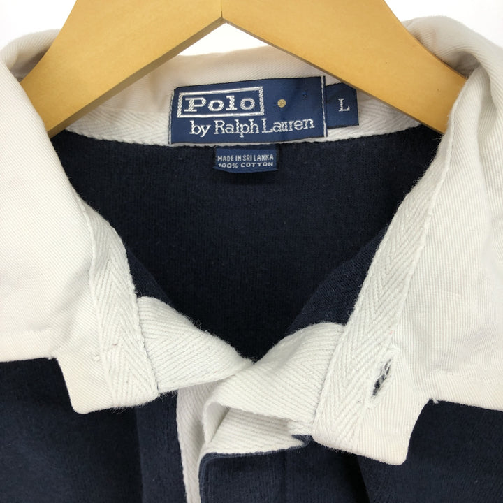 Ralph Lauren POLO by Ralph Lauren long sleeve rugby shirt, men's size L / eaa487426