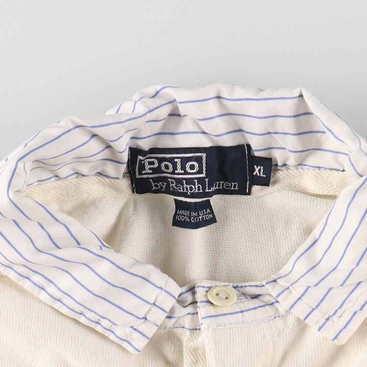 90'S Ralph Lauren POLO by Ralph Lauren long sleeve rugby shirt made in USA men's XL size vintage /eaa487427