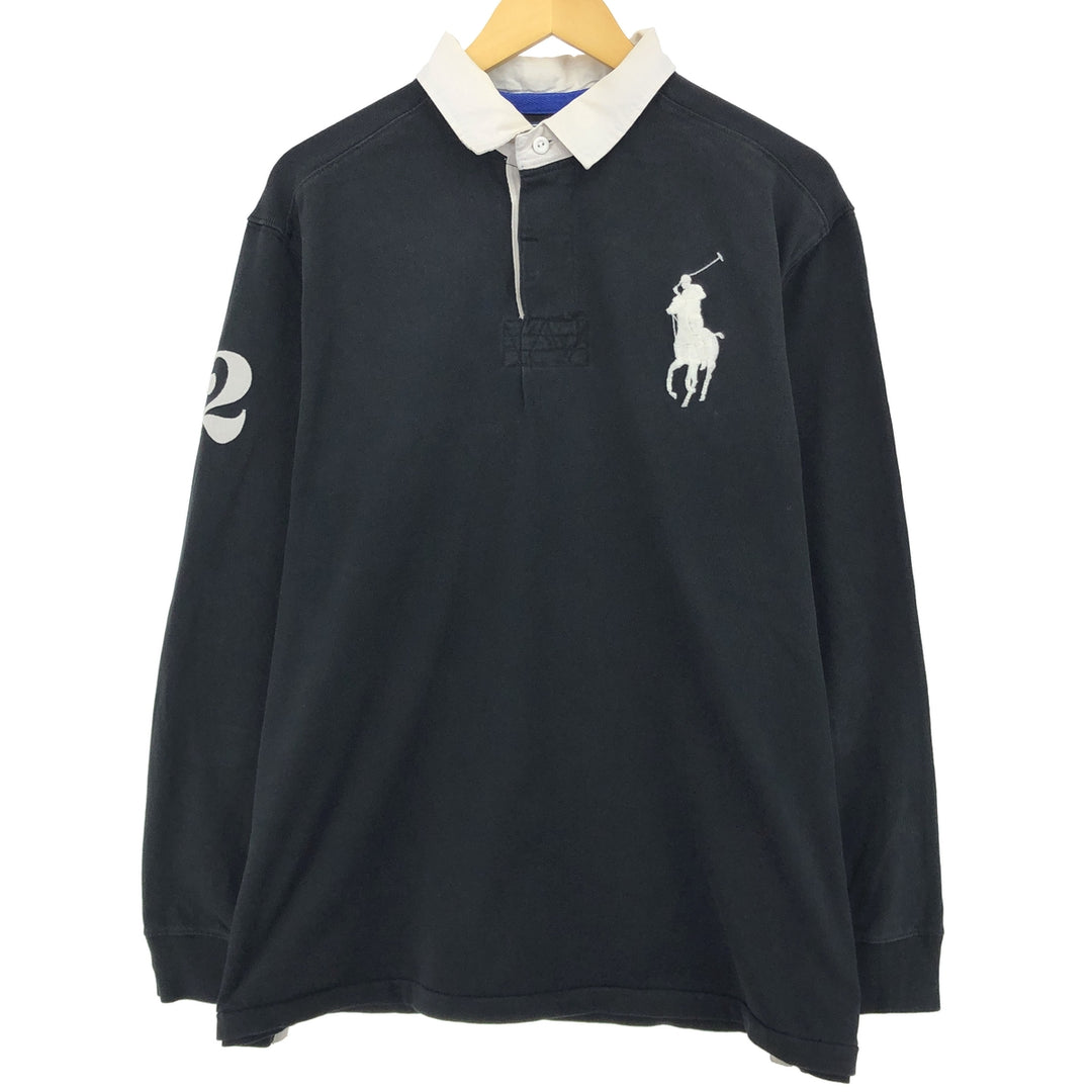 Ralph Lauren POLO RALPH LAUREN Big Pony Long Sleeve Rugby Shirt Men's XL / eaa487430