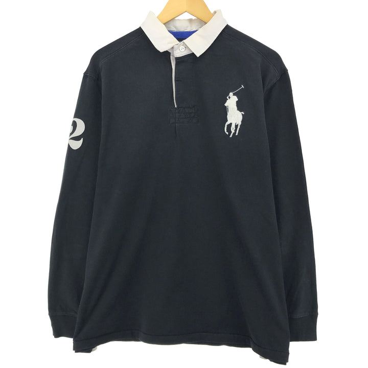 Ralph Lauren POLO RALPH LAUREN Big Pony Long Sleeve Rugby Shirt Men's XL / eaa487430