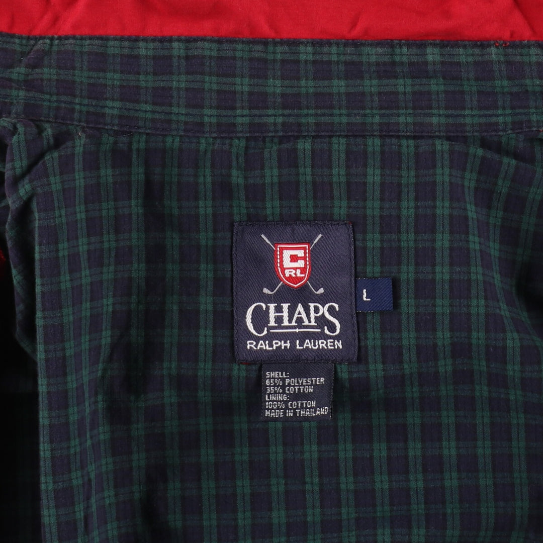 90'S Ralph Lauren CHAPS GOLF swing top sports jacket, men's size L, vintage / eaa487439