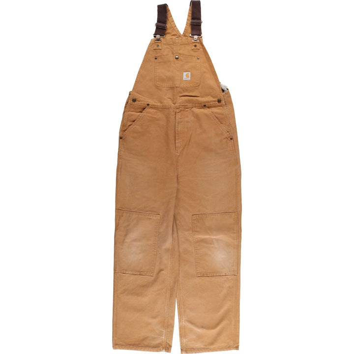 Carhartt Double Knee Duck Overalls Men's W34 equivalent / eaa487525