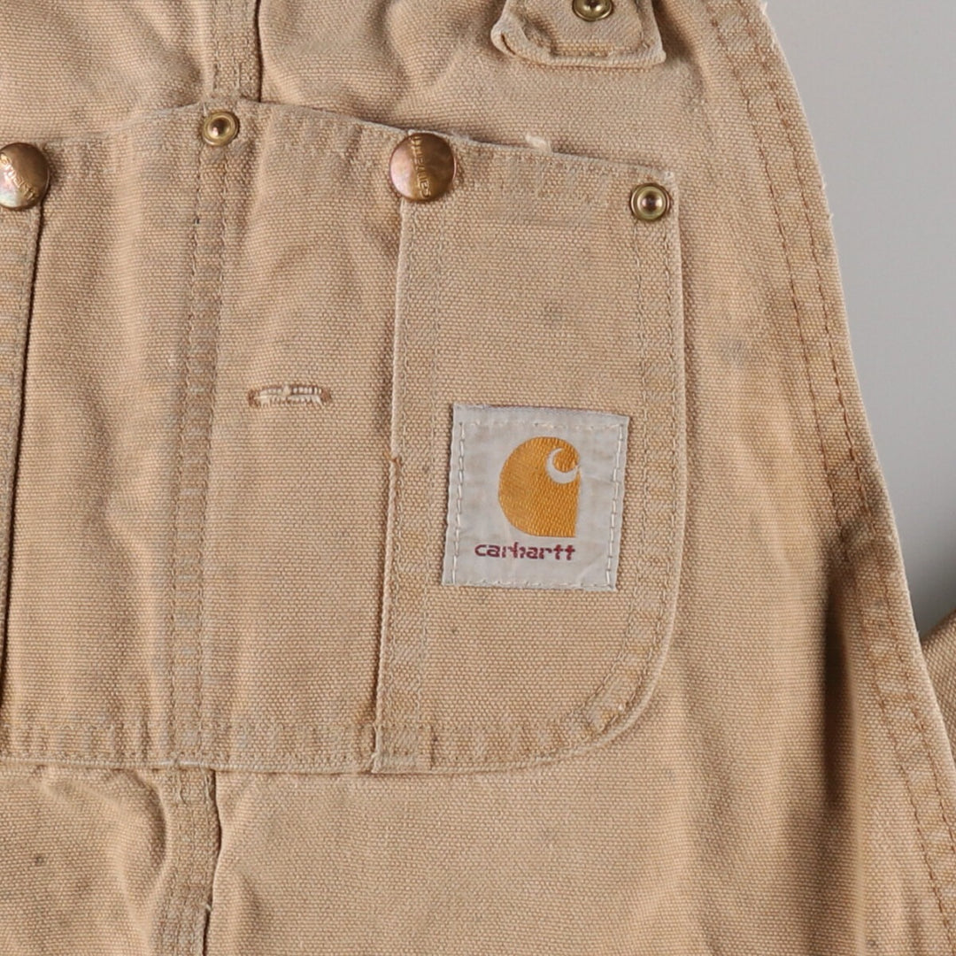 90s~ Carhartt Double Knee Duck Overalls Men's W34 Vintage / eaa487526