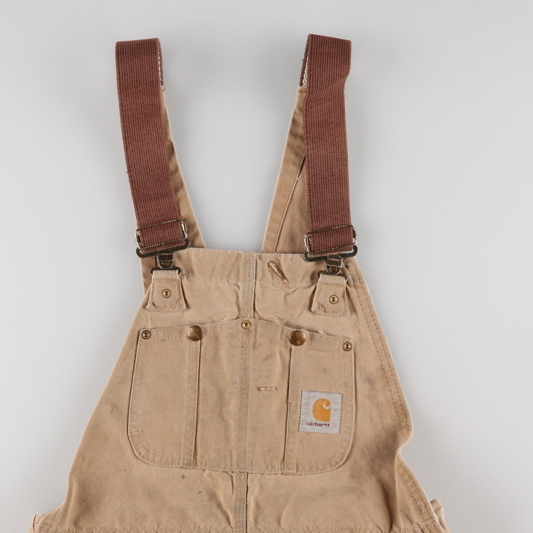 90s~ Carhartt Double Knee Duck Overalls Men's W34 Vintage / eaa487526