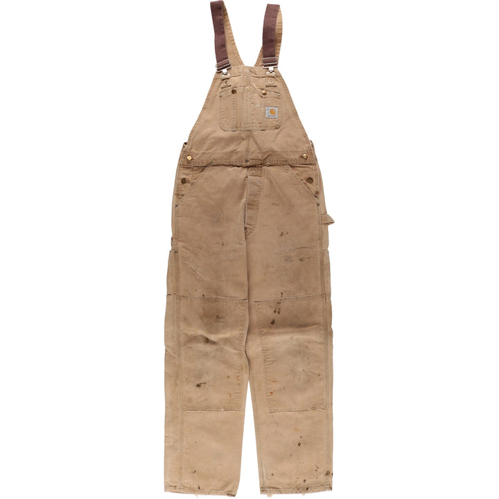 Carhartt Double Knee Duck Overalls Men's W33 equivalent / eaa487527