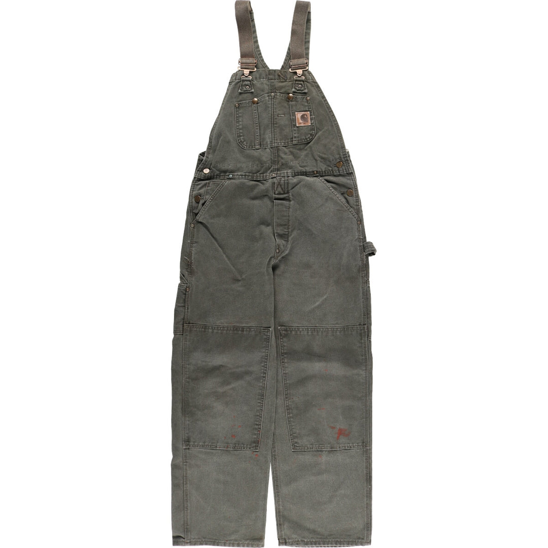 Carhartt Double Knee Duck Overalls Men's W34 equivalent / eaa487528