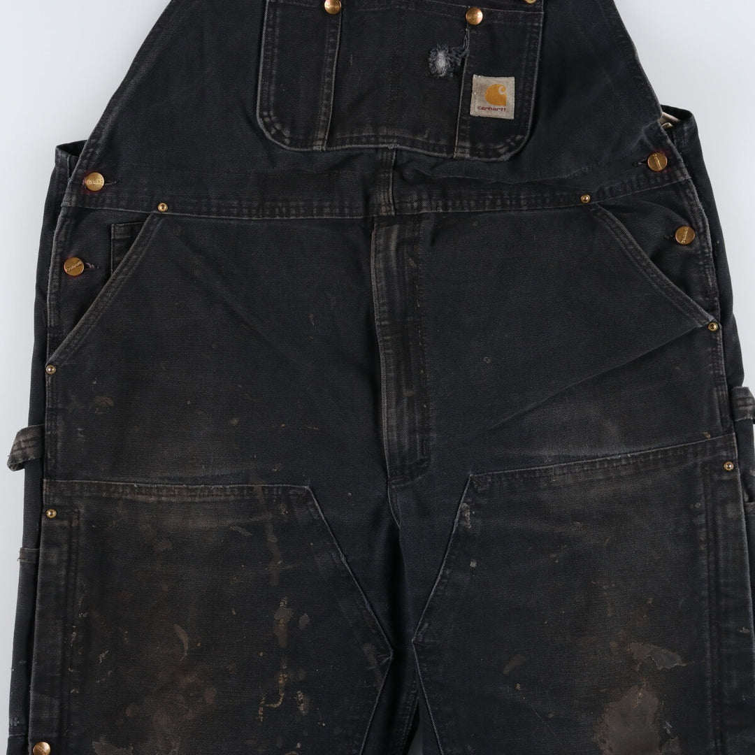 Big size 90s~ Carhartt double knee duck overalls made in USA men's w43 equivalent /eaa487547