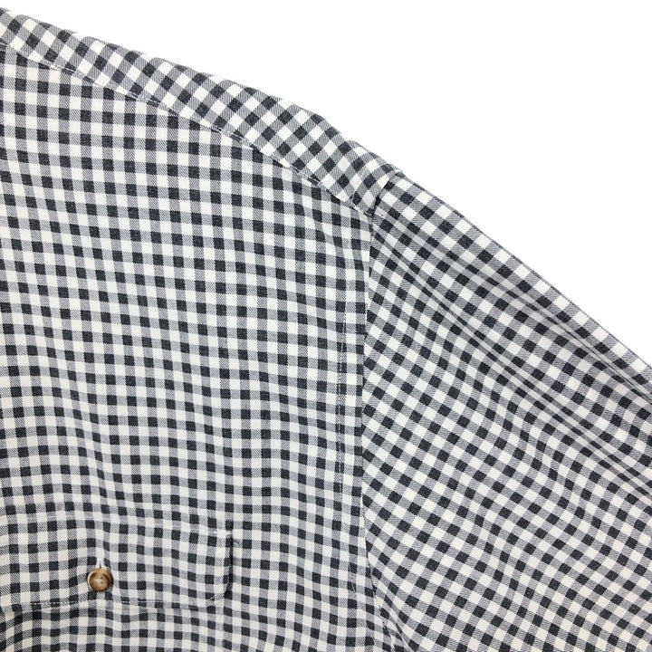 Brooks Brothers 346 Gingham Check Long Sleeve Button-Down Check Shirt Men's M Size / eaa487576