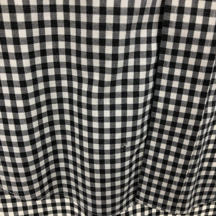 Brooks Brothers 346 Gingham Check Long Sleeve Button-Down Check Shirt Men's M Size / eaa487576